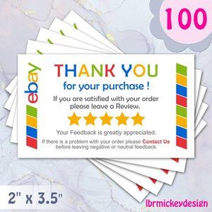 100 Thank You Cards